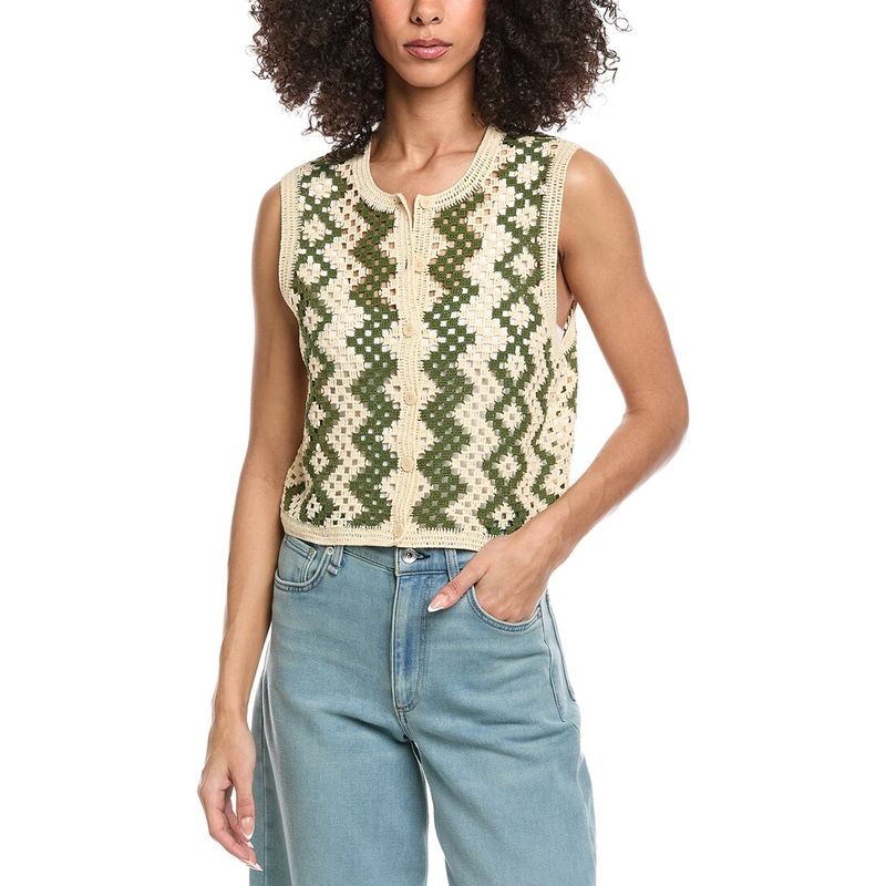 Sandro Womens Knit Cardigan, White